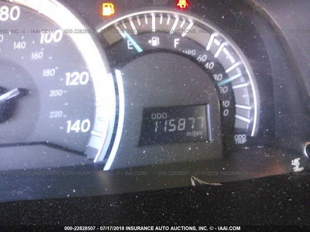 4T1BF1FK4CU591156 - 2012 TOYOTA CAMRY SE/LE/XLE BLACK photo 7