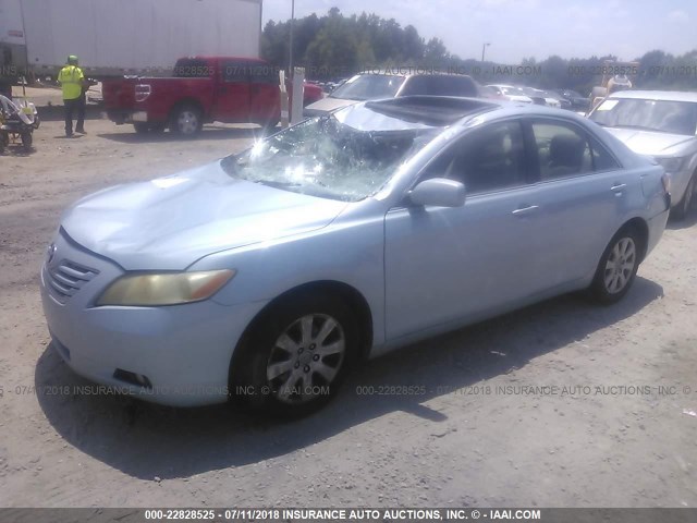 4T1BE46K77U501413 - 2007 TOYOTA CAMRY NEW GENERAT CE/LE/XLE/SE BLUE photo 2