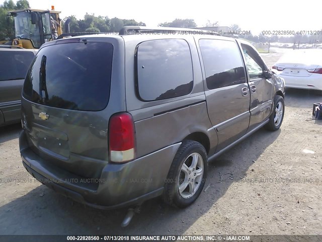 1GNDV23L85D177486 - 2005 CHEVROLET UPLANDER LS BROWN photo 4
