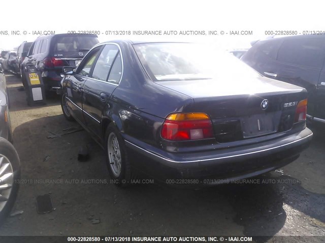 WBADM6349YGU24526 - 2000 BMW 528 I AUTOMATIC BLUE photo 3