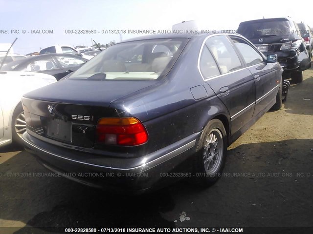 WBADM6349YGU24526 - 2000 BMW 528 I AUTOMATIC BLUE photo 4