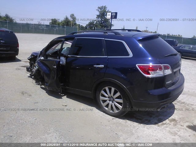 JM3TB38Y170116862 - 2007 MAZDA CX-9 Dark Blue photo 3