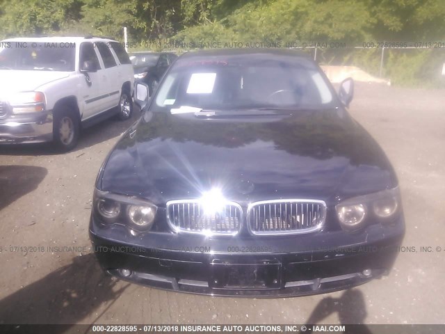 WBAGL63594DP73657 - 2004 BMW 745 I BLACK photo 6