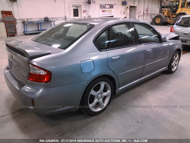 4S3BL626X87224805 - 2008 SUBARU LEGACY 2.5I LIMITED GRAY photo 4