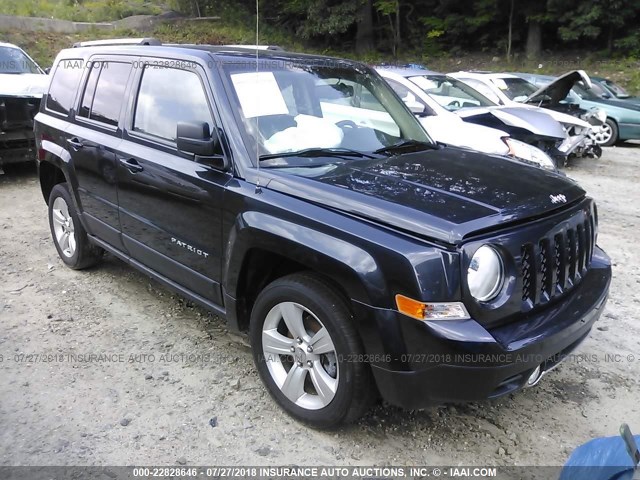 1C4NJRCB3FD183867 - 2015 JEEP PATRIOT LIMITED GRAY photo 1