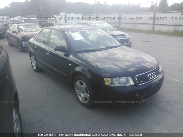 WAULC68E54A225874 - 2004 AUDI A4 1.8T QUATTRO BLACK photo 1