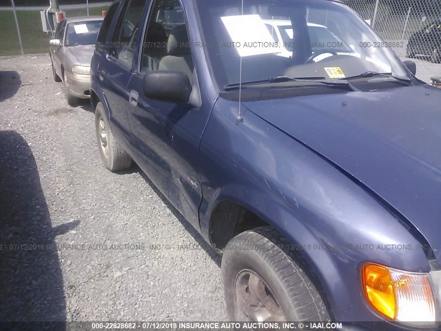 KNDJA723215090693 - 2001 KIA SPORTAGE BLUE photo 6