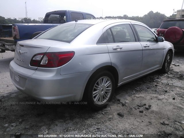 1C3LC46K17N504725 - 2007 CHRYSLER SEBRING SILVER photo 4