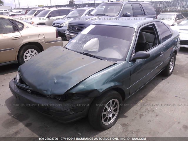 JT2AC52L3T0139357 - 1996 TOYOTA TERCEL STD/DX GREEN photo 2