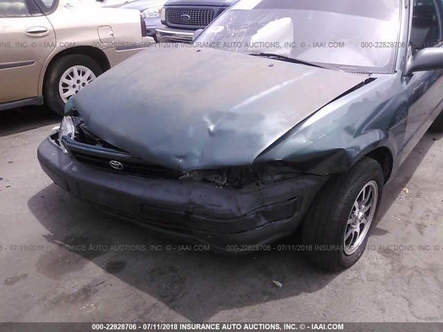 JT2AC52L3T0139357 - 1996 TOYOTA TERCEL STD/DX GREEN photo 6