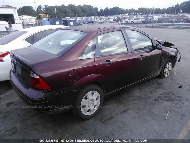 1FAFP34N17W339098 - 2007 FORD FOCUS ZX4/S/SE/SES 栗色 照片 4