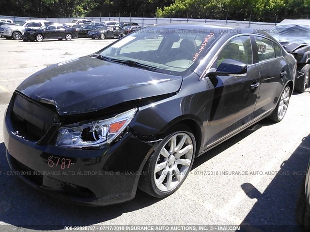 1G4GE5GV0AF213605 - 2010 BUICK LACROSSE CXS BLACK photo 2