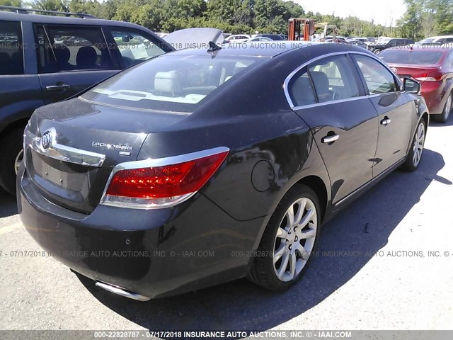 1G4GE5GV0AF213605 - 2010 BUICK LACROSSE CXS BLACK photo 4