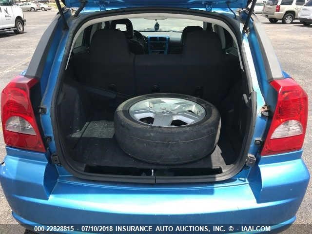 1B3HB48A09D148741 - 2009 DODGE CALIBER SXT BLUE photo 6