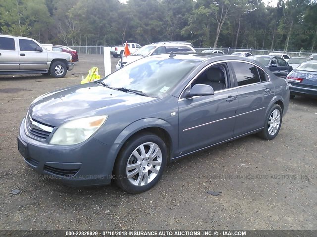 1G8ZS57N58F205106 - 2008 SATURN AURA XE GRAY photo 2