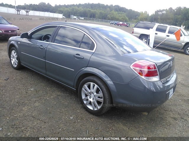 1G8ZS57N58F205106 - 2008 SATURN AURA XE GRAY photo 3