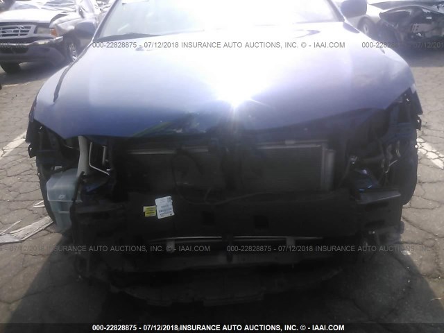 4T1BF3EK9BU665666 - 2011 TOYOTA CAMRY SE/LE/XLE BLUE photo 6