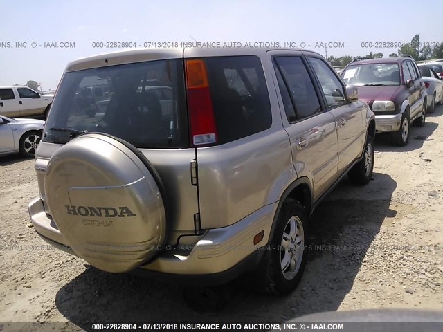 JHLRD18771C011065 - 2001 HONDA CR-V SE/LE GOLD photo 4