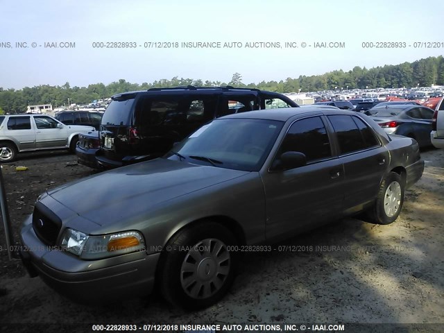 2FAHP71W17X101284 - 2007 FORD CROWN VICTORIA POLICE INTERCEPTOR TAN photo 2