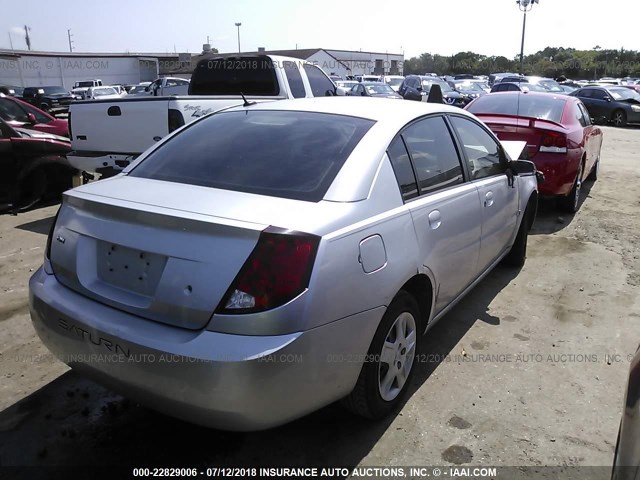 1G8AJ55F56Z101691 - 2006 SATURN ION LEVEL 2 SILVER photo 4