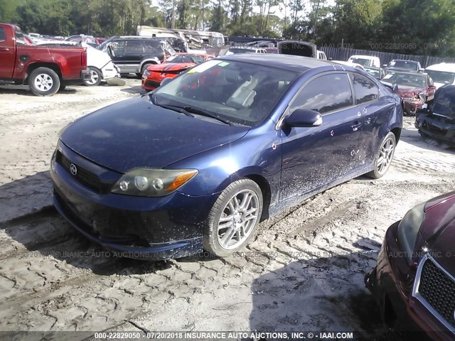 JTKDE167880233979 - 2008 TOYOTA SCION TC BLACK photo 2