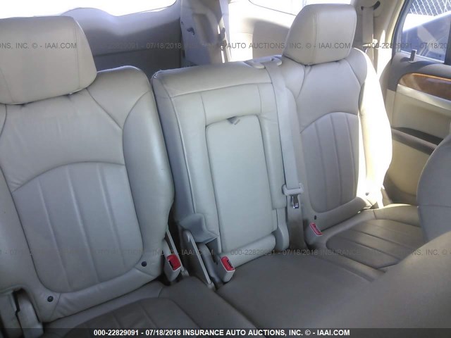5GAER23768J127911 - 2008 BUICK ENCLAVE CXL 金色 照片 8