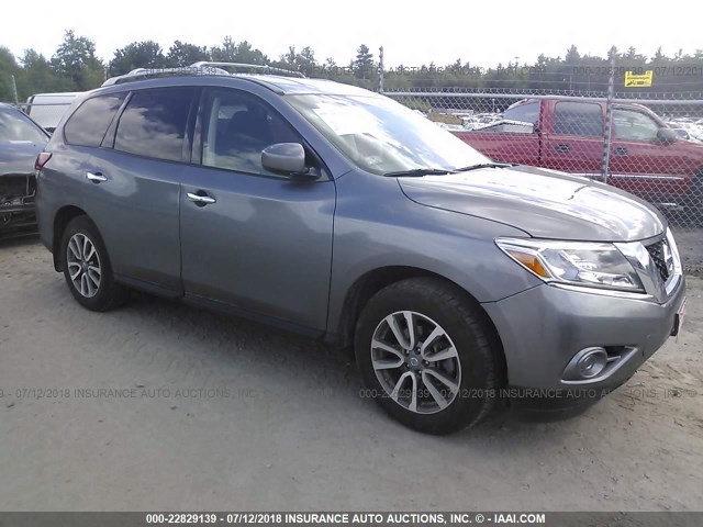 5N1AR2MM8FC660356 - 2015 NISSAN PATHFINDER S/SV/SL/PLATINUM 灰色 照片 1
