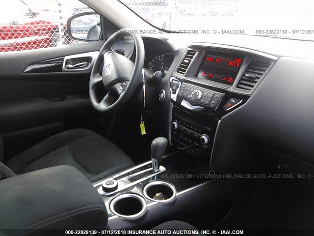 5N1AR2MM8FC660356 - 2015 NISSAN PATHFINDER S/SV/SL/PLATINUM 灰色 照片 5