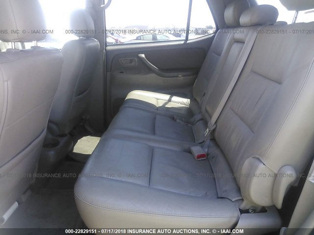 5TDBT44A95S248679 - 2005 TOYOTA SEQUOIA SR5 GOLD photo 8