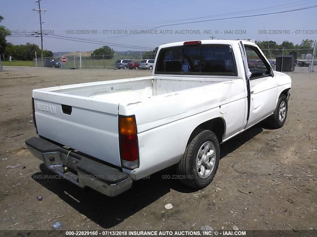 1N6SD11SXTC320509 - 1996 NISSAN TRUCK XE WHITE photo 4