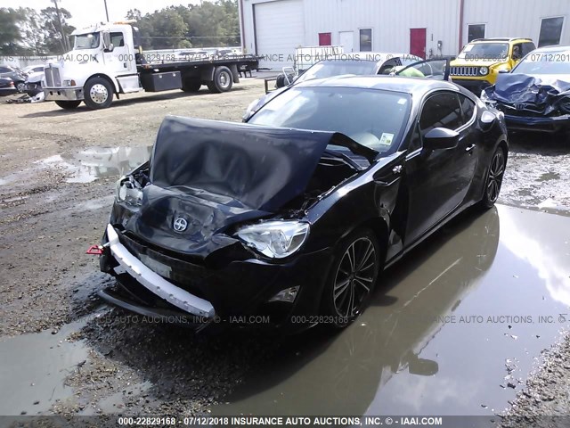 JF1ZNAA17D2718926 - 2013 TOYOTA SCION FR-S BLACK photo 2