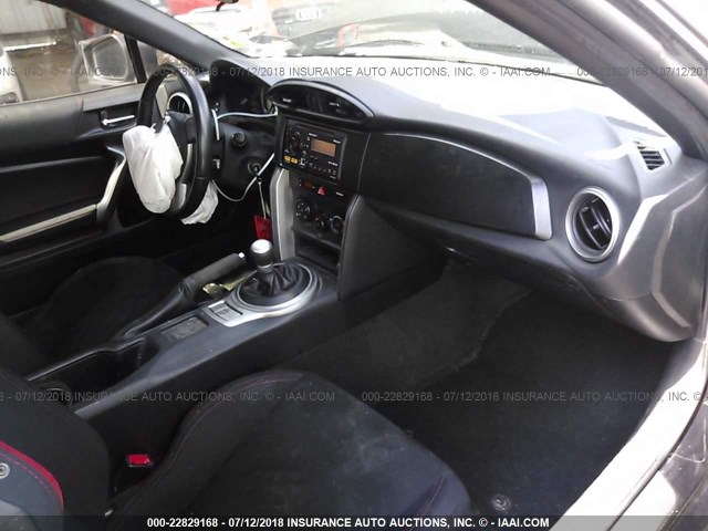 JF1ZNAA17D2718926 - 2013 TOYOTA SCION FR-S BLACK photo 5