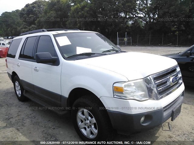 1FMJU1F59BEF32690 - 2011 FORD EXPEDITION XL WHITE photo 1