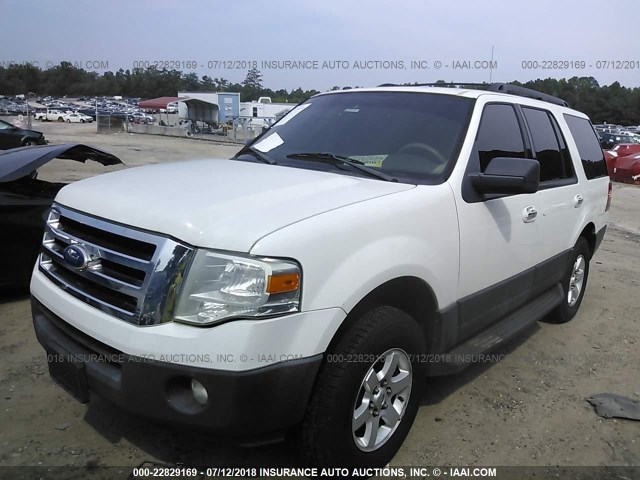 1FMJU1F59BEF32690 - 2011 FORD EXPEDITION XL WHITE photo 2