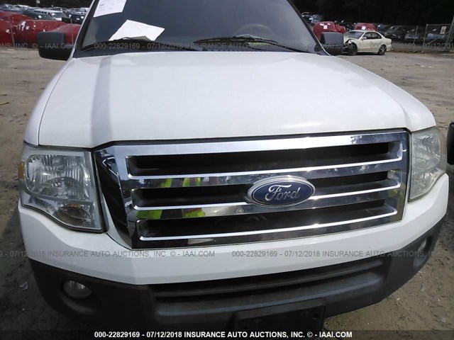 1FMJU1F59BEF32690 - 2011 FORD EXPEDITION XL WHITE photo 6