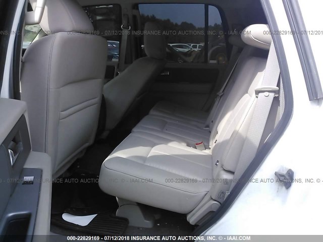 1FMJU1F59BEF32690 - 2011 FORD EXPEDITION XL WHITE photo 8