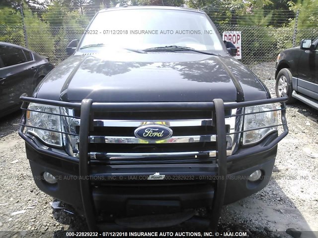 1FMJU1F56BEF36762 - 2011 FORD EXPEDITION XL BLACK photo 6