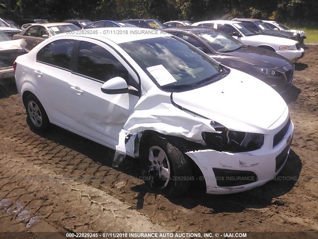 1G1JA5SH5G4128859 - 2016 CHEVROLET SONIC LS 白色 照片 1