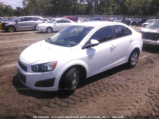 1G1JA5SH5G4128859 - 2016 CHEVROLET SONIC LS 白色 照片 2