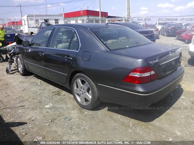 JTHBN36FX40151066 - 2004 LEXUS LS 430 GREEN photo 3