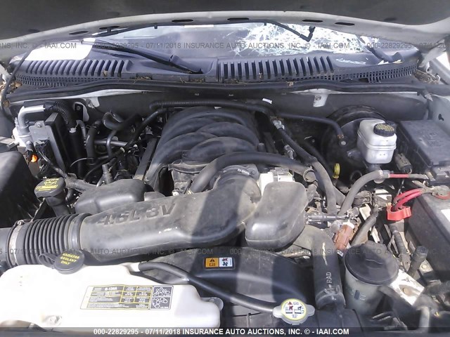 1FMEU8F83AUA00764 - 2010 FORD EXPLORER LIMITED 白色 照片 10