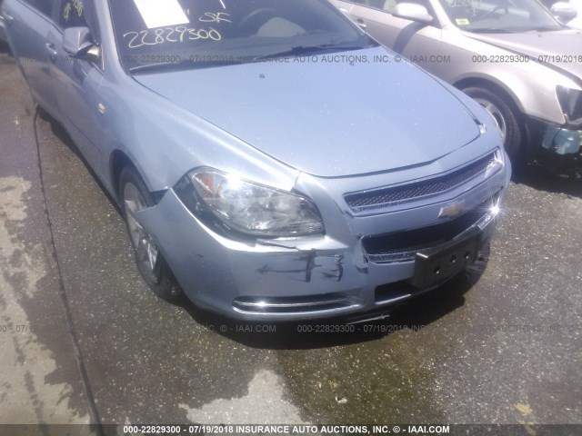 1G1ZH57BX84305961 - 2008 CHEVROLET MALIBU 1LT 蓝色 照片 6