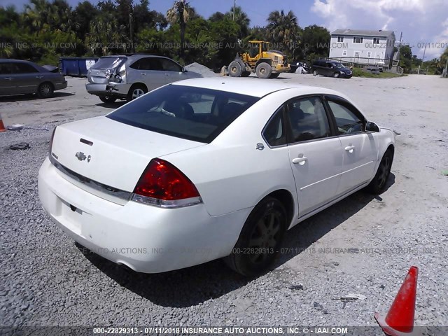 2G1WS55R679336155 - 2007 CHEVROLET IMPALA POLICE WHITE photo 4