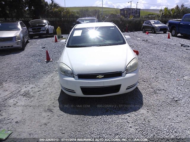 2G1WS55R679336155 - 2007 CHEVROLET IMPALA POLICE WHITE photo 6