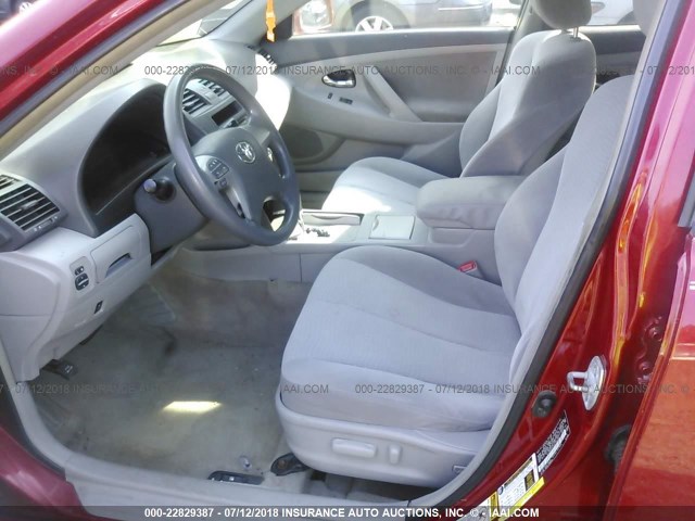 4T1BK3EK5AU108036 - 2010 TOYOTA CAMRY SE/LE/XLE RED photo 5