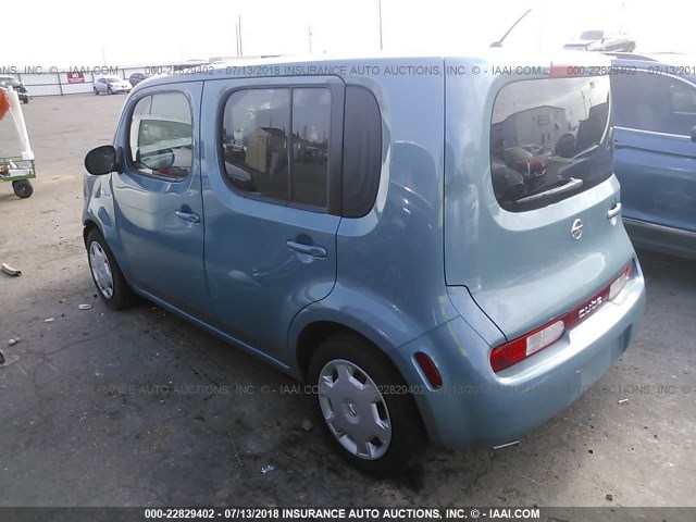 JN8AZ2KR0BT206927 - 2011 NISSAN CUBE S/SL/KROM TEAL photo 3