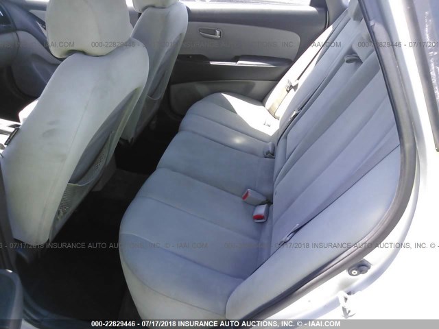 KMHDU46D49U589997 - 2009 HYUNDAI ELANTRA GLS/SE SILVER photo 8