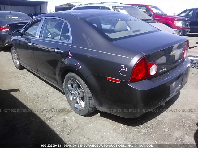 1G1ZA5EU5BF348463 - 2011 CHEVROLET MALIBU LS ნაცრისფერი ფოტო 3