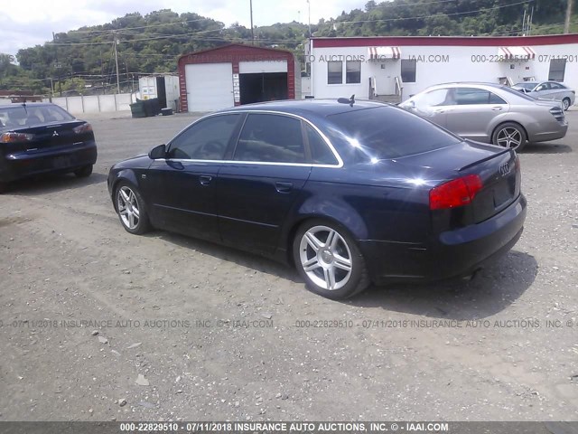 WAUAF78E86A237685 - 2006 AUDI A4 2/TURBO BLUE photo 3