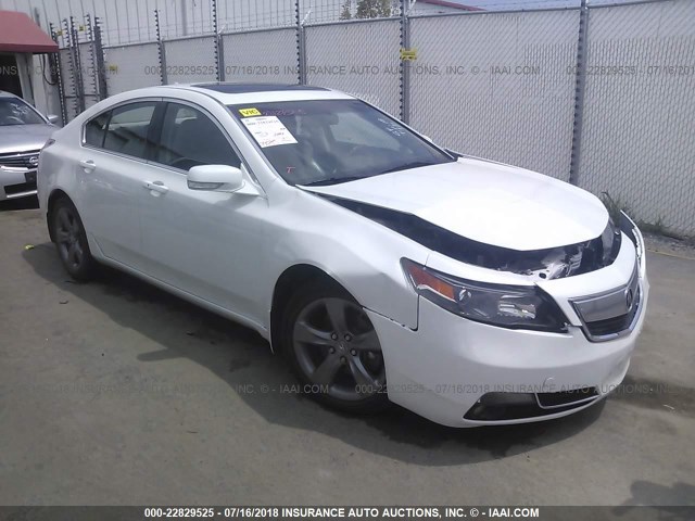 19UUA9F57DA004246 - 2013 ACURA TL TECH WHITE photo 1